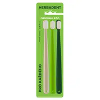 HERBADENT Original Eco 3 Zubní kartáček ultra jemná vlákna 3 kusy