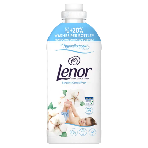 LENOR Sensitive Cotton Fresh Aviváž 59 praní 1,239 l