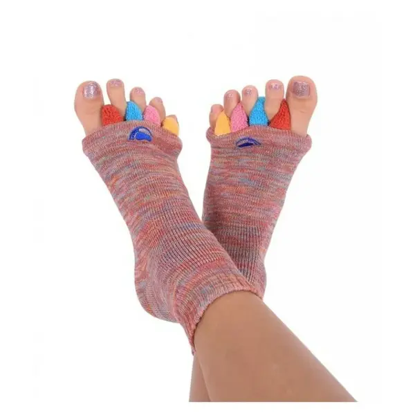 HAPPY FEET Adjustační ponožky multicolor velikost L