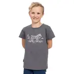 Bushman Dětské  tričko Pooli, tmavě šedé 152