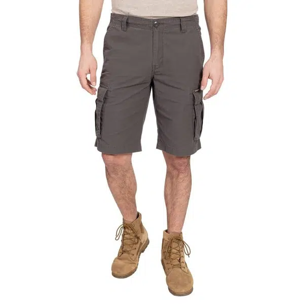 Bushman Pánské kapsáčové kraťasy Edwin, tmavě šedé 64