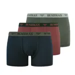Bushman Pánské trenýrky Edward 3Pack černé/burgundy/olivové M