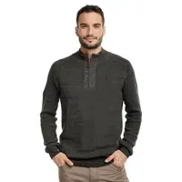Bushman svetr Sakari tmavá khaki XXXL