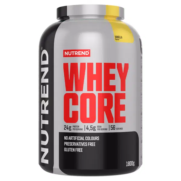 NUTREND Whey core proteinový koncentrát vanilka 1800 g