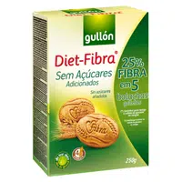 GULLÓN Fibra sušenky se sladidlem a s vysokým obsahem vlákniny 250 g