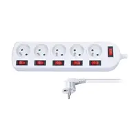 Prodlužovací kabel 5 zásuvek 3m SOLIGHT PP144