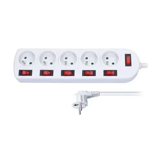 Prodlužovací kabel 5 zásuvek 3m SOLIGHT PP144