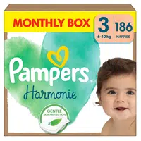 PAMPERS Harmonie pleny M box S3 186 kusů