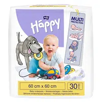 BELLA HAPPY Baby přebalovací podložky 60 x 60 cm 30 kusů