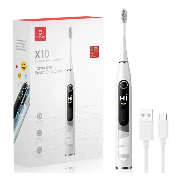 OCLEAN X10 Sonický kartáček Grey 1 kus