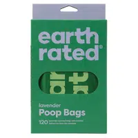 EARTH RATED Sáčky na psí exkrementy s uchy s vůní v krabici 120 kusů