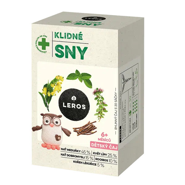 LEROS Dětský čaj klidné sny 20 sáčků