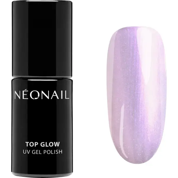 NEONAIL Top Glow gelový vrchní lak na nehty odstín Pearl Effect 7.2 ml