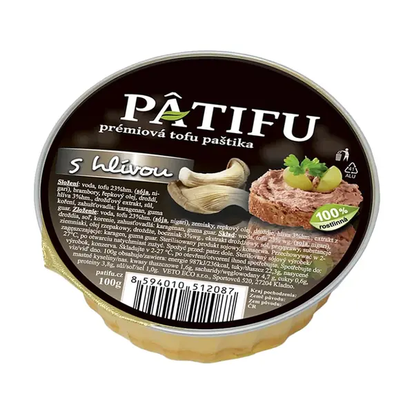 PATIFU Alternativa paštiky s hlívou 100 g