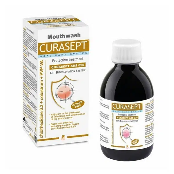 CURASEPT Ads protective ústní voda 0.2% CHX 200 ml