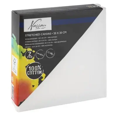 Plátna na malování 20x20 cm