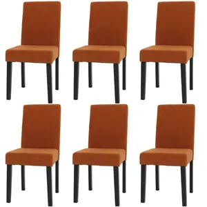 MCW JÍDELNÍ ŽIDLE Orange, sada 6 kusů