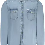 GUESS JEANS LONG SLEEVE SHIRT MEN BLUE