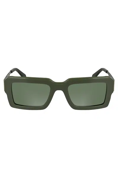 CALVIN KLEIN WOMEN&#039;S SUNGLASSES GREEN