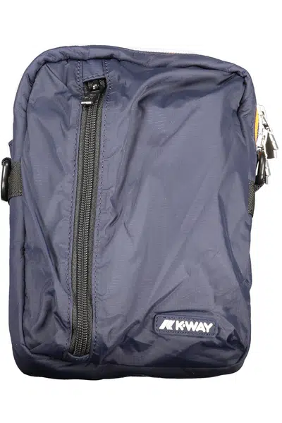K-WAY MEN&#39;S SHOULDER BAG BLUE