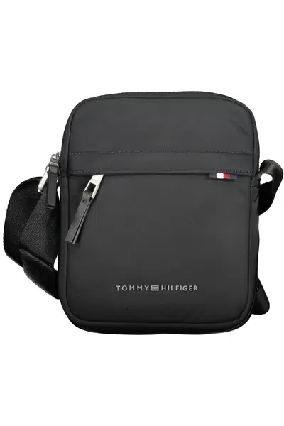 TOMMY HILFIGER MEN'S BLACK SHOULDER BAG