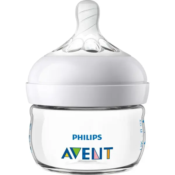Philips Avent Natural SCF039/17 kojenecká láhev First Flow, 0 m 60 ml