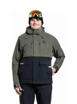 Pánská snb & ski bunda meatfly vertigo olivová/černá xl