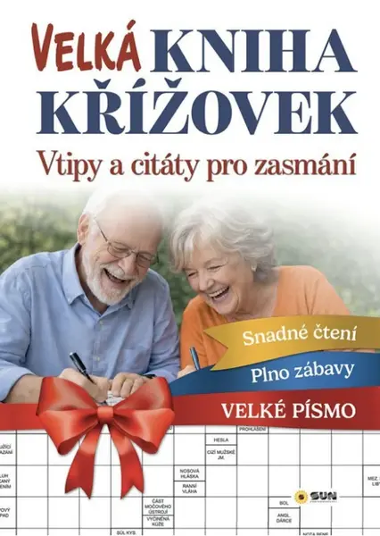 Velká kniha křížovek - Vtipy a citáty pro zasmání