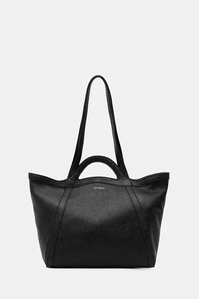 Kožená kabelka Coccinelle COCCINELLEAMALIA černá barva, S9P 11 02 01