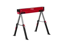 Skládací podpěra/koza s protiskluzem, nastavitelná výška 61,5–79 cm - KRAFT&DELE