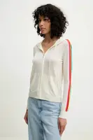 Vlněný kardigan FROM FUTURE dámský, béžová barva, lehký, WPH00859