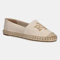 Espadrilky Lauren Ralph Lauren Cameryn Lg 2 béžová barva, 802962171004