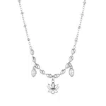 Brosway Elegantní ocelový náhrdelník Lotosový květ Chakra BHKN157
