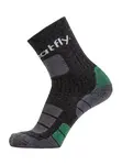 Outdoorové ponožky meatfly premium zelená l