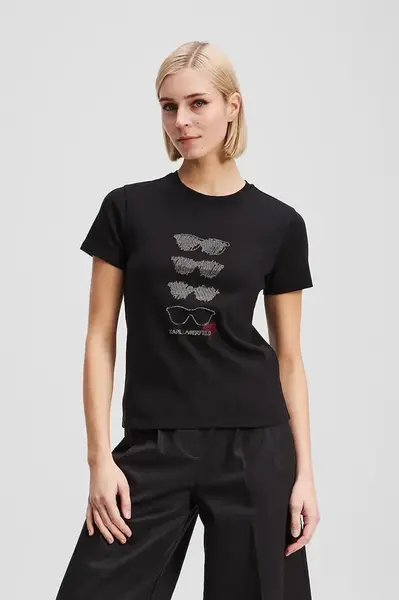 Karl Lagerfeld Bavlněné tričko Karl Lagerfeld