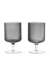 Sada pohárov na víno ferm LIVING Ripple 270 ml 2-pak