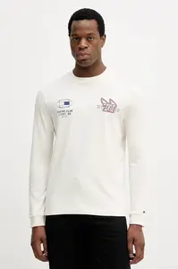 Bavlněné tričko s dlouhým rukávem Tommy Hilfiger