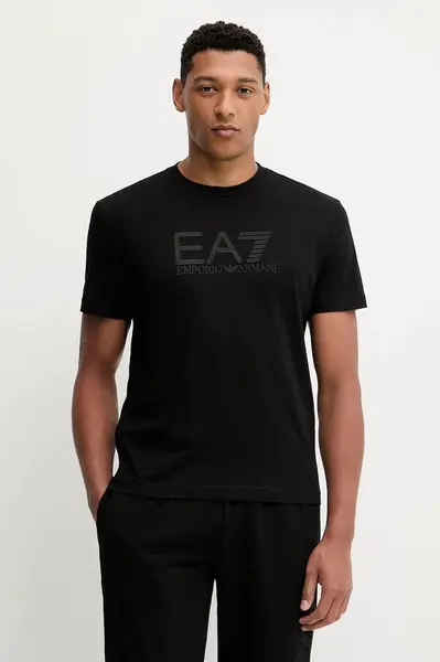 Bavlněné tričko EA7 Emporio Armani
