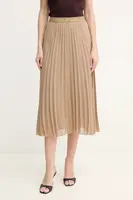 Sukně Marella ACERBO béžová barva, midi, áčková, 2513101065200