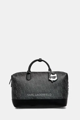 Taška Karl Lagerfeld černá barva, A2W30189