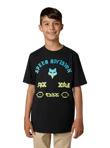 Fox dětské tričko Yth Icon SS Ultra Black | Černá | Velikost L | 100% bavlna