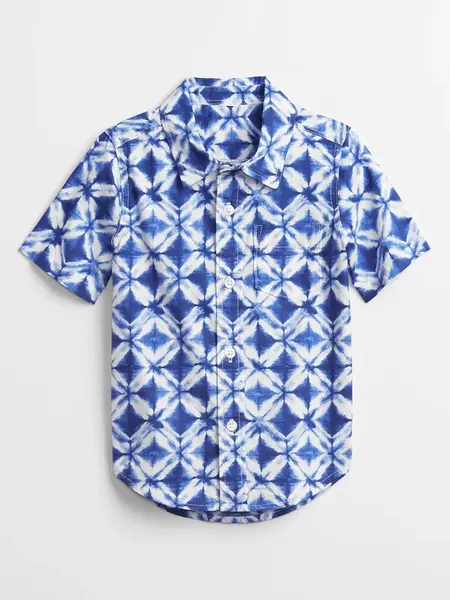 GAP Dětská košile poplin shirt - Kluci