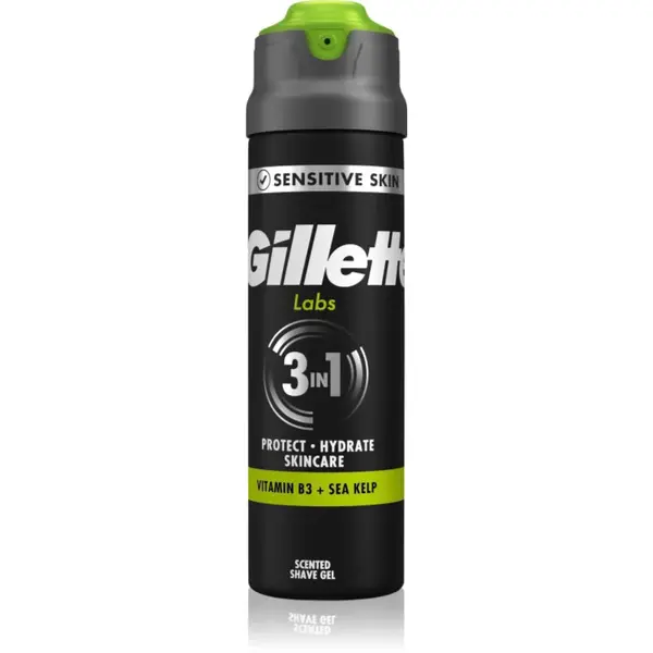 Gillette Labs penivý gél na holenie 3v1 198 ml