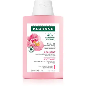Klorane Peony Soothing Sensitive Hair Scalp Shampoo šampón pre citlivú pokožku hlavy 200 ml