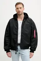 Bomber bunda Alpha Industries MA-1 D-Tec Studio LW černá barva, přechodná, 156143