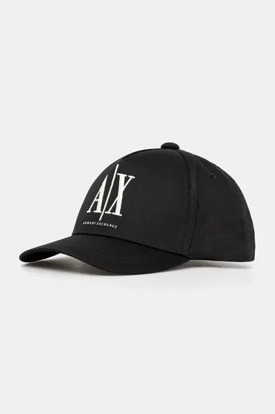 Bavlněná baseballová čepice Armani Exchange