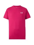 EA7 Emporio Armani Tričko  fuksia / biela