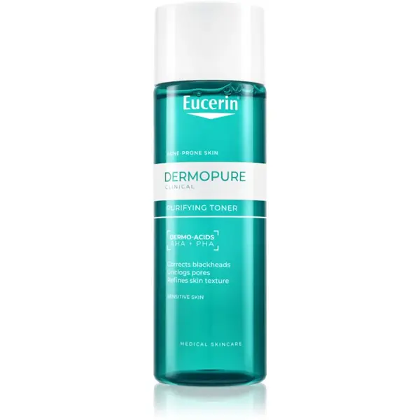 Eucerin DermoPure Clinical Purifying Toner čisticí tonikum proti nedokonalostem aknózní pleti 200 ml