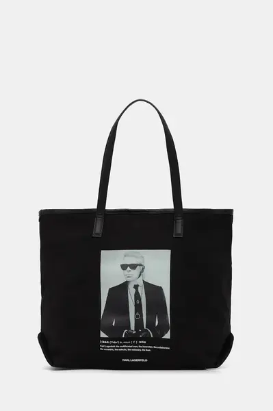 Karl Lagerfeld Bavlněná kabelka Karl Lagerfeld K/ESSENTIAL