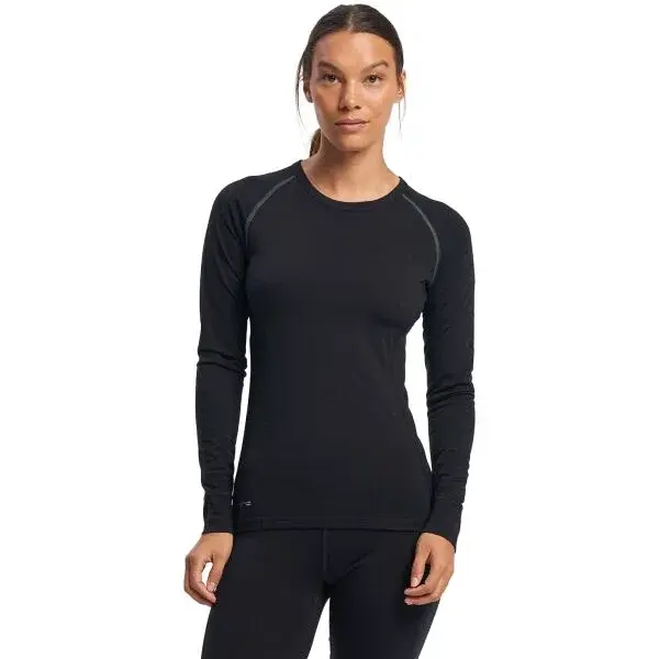 TENSON HIMALAYA BASELAYER MERINO TOP Dámské funkční triko, černá, velikost